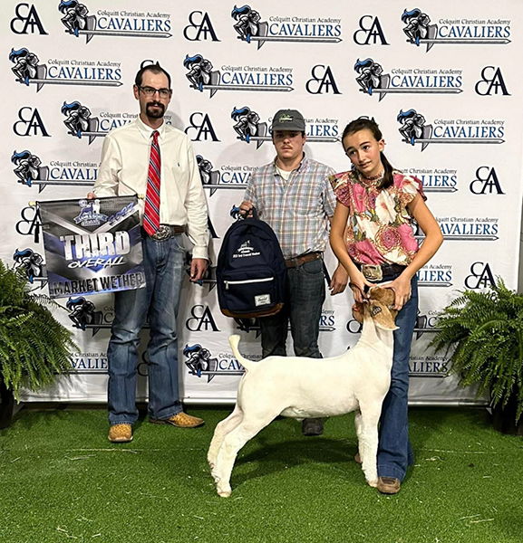 3rd Overall Wether 2023 Lamb & Goat Classic 3rd Overall Wether<br />
2023 Lamb & Goat Classic