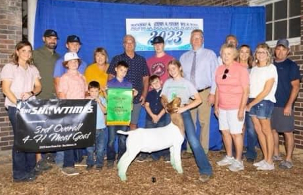 3rd Overall Wether 2023 Iowa State Fair 4-H Show 3rd Overall Wether<br />
2023 Iowa State Fair 4-H Show