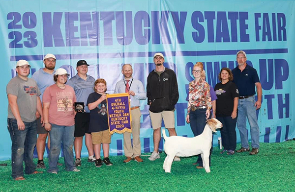 Fourth Overall Wether Dam 2023 Kentucky State Fair Fourth Overall Wether Dam<br />
2023 Kentucky State Fair