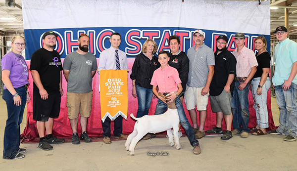 Fifth Overall Market Goat 2023 Ohio State Fair Fifth Overall Market Goat<br />
2023 Ohio State Fair