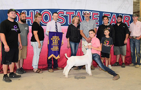 Champion Overall Market Goat 2023 Ohio State Fair Champion Overall Market Goat<br />
2023 Ohio State Fair
