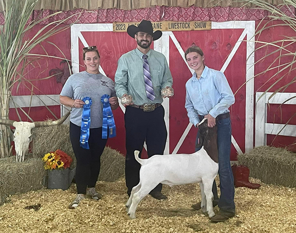 Grand Champion Market Goat 2023 Sugarcane Festival Livestock Show, LA Grand Champion Market Goat<br />
2023 Sugarcane Festival Livestock Show, LA