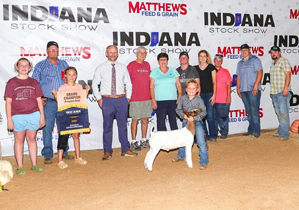Champion Prospect Wether 2023 Indiana Stock Show Champion Prospect Wether<br />
2023 Indiana Stock Show