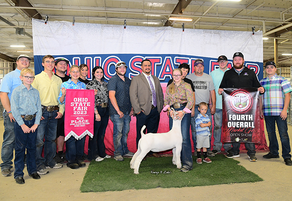 4th Overall Market Goat 2023 Ohio State Fair Open Show 4th Overall Market Goat<br />
2023 Ohio State Fair Open Show