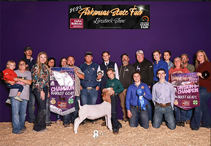 ar Grand Champion Jr. Market Wether, Champion Middleweight<br />
2023 Illinois State Fair