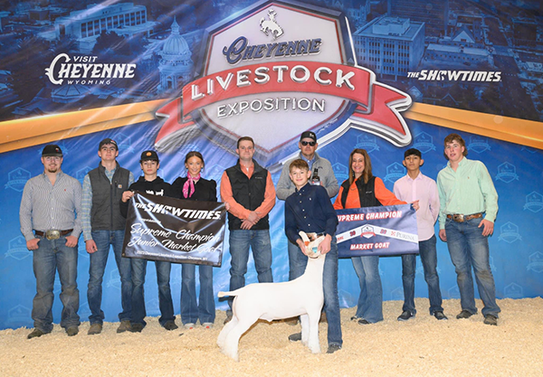 Grand Champion Market Goat 2023 Cheyenne Livestock Expo Grand Champion Market Goat 2023 Cheyenne Livestock Expo