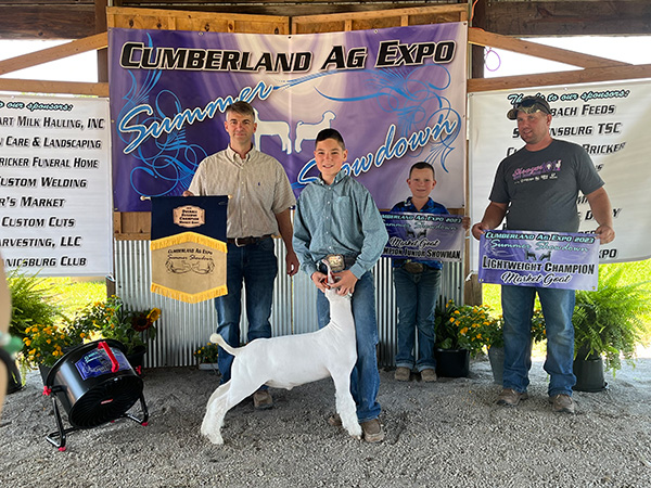 Reserve Champion Market Goat 2023 Cumberland Ag Expo Reserve Champion Market Goat<br />
2023 Cumberland Ag Expo