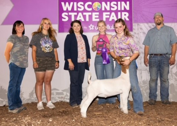 Champion Wether 2023 Wisconsin State Fair Champion Wether<br />
2023 Wisconsin State Fair