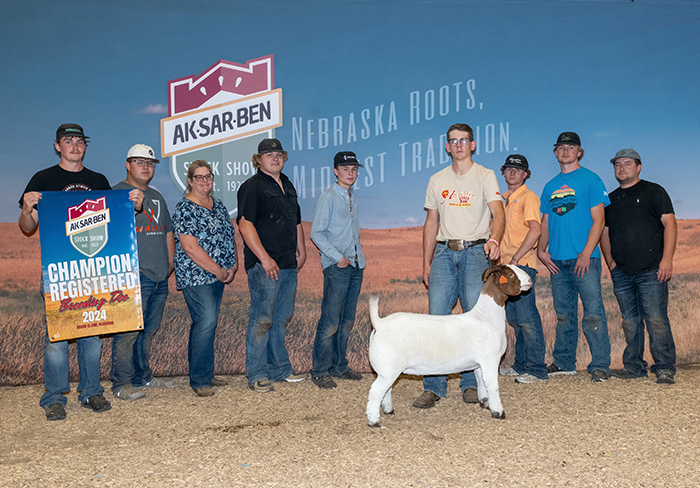 Champion Registered Doe<br />
2024 Aksarben